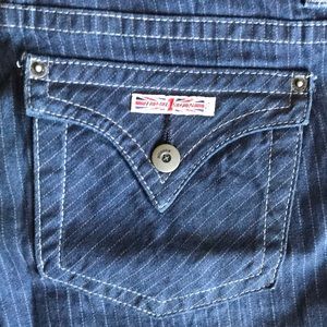 Hudson pinstripe jeans!